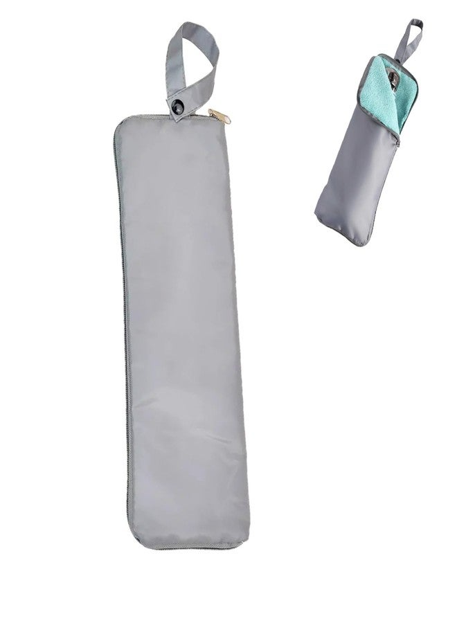 ArrErr Travel Umbrella Bags Non Wet Umbrellas Bags Carrying Case Fiber Interior Sleeve Cover Organizer Zipper Pouch for Windproof Compact Umbrellas Automatic Folding Rain Umbrella Travel Essentials - Image 1